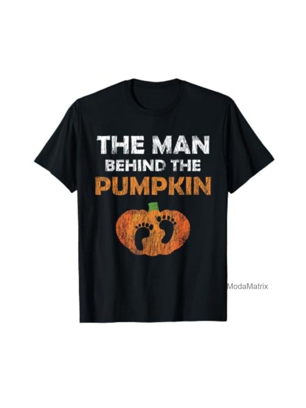 Men's Funny Halloween Pregnancy Reveal T-Shirt Expecting Dad Pumpkin Tee